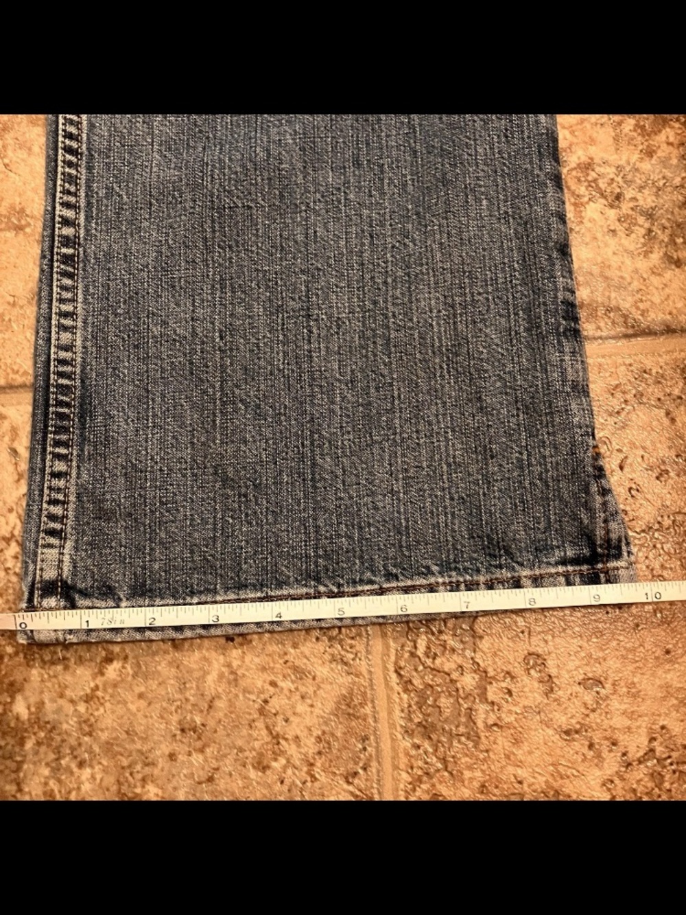 Lucky Brand Wonder Jean USA Made Long Flare Dungarees - Picture 7 of 7